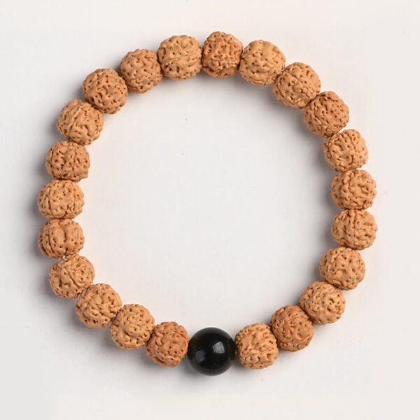 Tibet Rudraksha Bodhi Seed Wealth Auspiciousness Bracelet - 图片 15