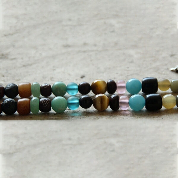 Buddha Stones Tibet 108 Mala Beads Nine Palaces Bagua Bodhi Seed Yak Bone Vajra Harmony Bracelet - 图片 19