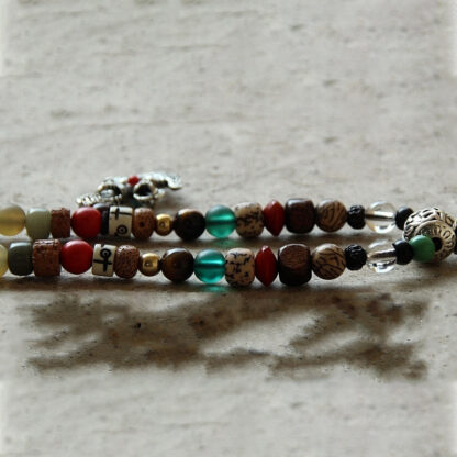 Buddha Stones Tibet 108 Mala Beads Nine Palaces Bagua Bodhi Seed Yak Bone Vajra Harmony Bracelet - 图片 7