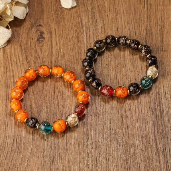 Luminous Liuli Glass Bead Luck Fluorescent Bracelet - 图片 6