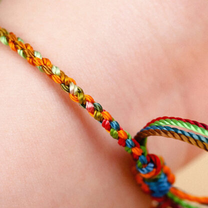 Buddha Stones 'May all your wishes come true' Lucky Multicolored Bracelet - 图片 8