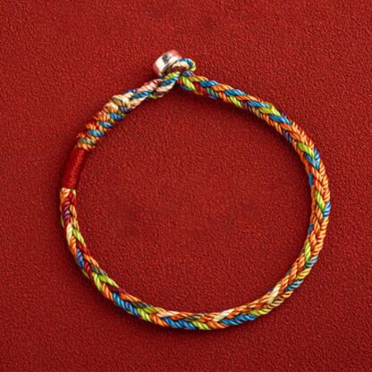 Buddha Stones 'May you be healthy and happy' Lucky Multicolored Bracelet - 图片 7