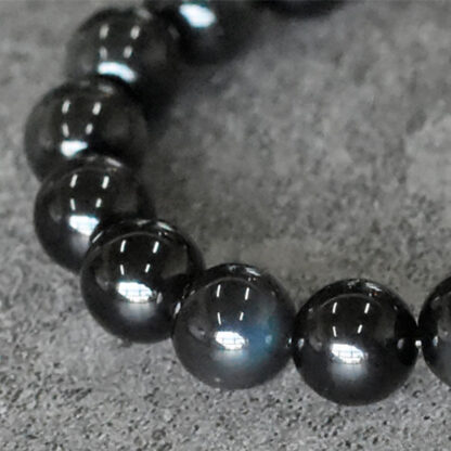 Buddha Stones Rainbow Obsidian Copper Bead Positive Transformation Bracelet - 图片 7