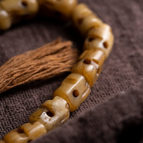 Tibetan Yak Bone The Lord Of The Corpse Forest Keep Away Evil Spirits Bracelet - 图片 4