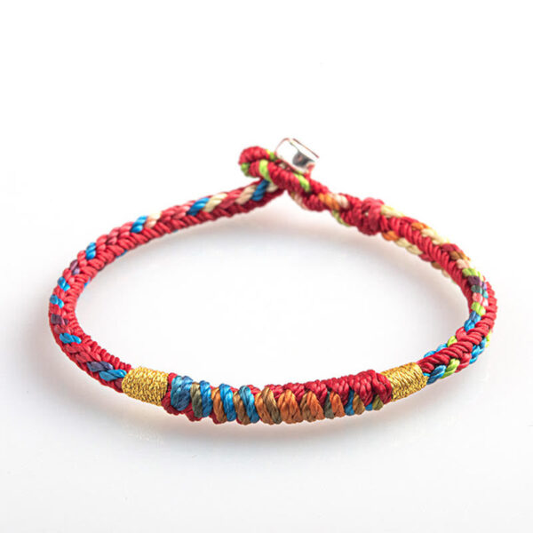 Buddha Stones 'May You Be Safe And Lucky In The Year Ahead' Multicolored Bracelet - 图片 12