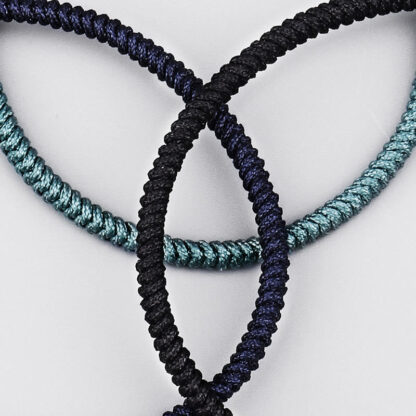 Buddha Stones Tibetan 3Pcs King Kong Knot Handcrafted Amulet Strength Bracelet - 图片 10