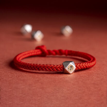 925 Sterling Silver Handmade Chinese Zodiac Natal Buddha Luck Protection Braided String Bracelet (Extra 30% Off | USE CODE: FS30) - 图片 4