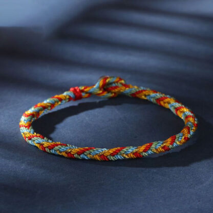 Buddha Stones 'May you be safe and sound all year round' Lucky Multicolored Bracelet - 图片 6