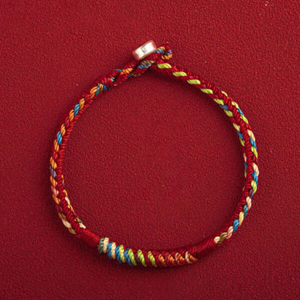 Buddha Stones 'May You Be Safe And Lucky In The Year Ahead' Multicolored Bracelet - 图片 13
