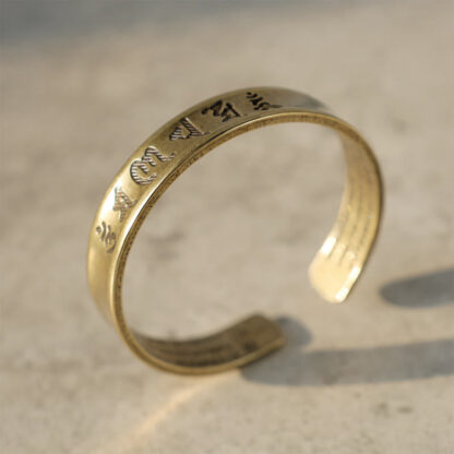 Buddha Stones Tibetan Buddha Mantra Bracelet - 图片 6