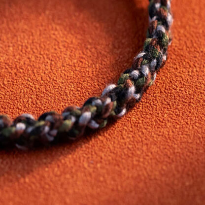 990 Sterling Silver Tibetan Handmade Amber Steelyard Weight Wish Protection Bracelet - 图片 12