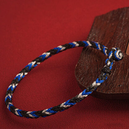 Buddha Stones 'May prosperity fill your life' Lucky Multicolored Bracelet - 图片 3
