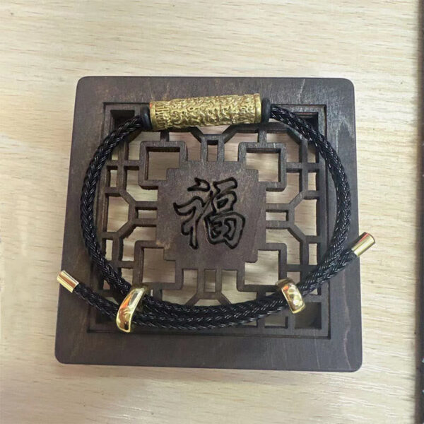 Tibet Handmade Tai Sui Rope Protection Strength Braided Bracelet - 图片 6