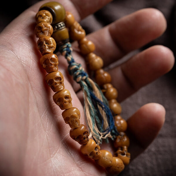 Tibetan Yak Bone The Lord Of The Corpse Forest Pattern Strength Bracelet - 图片 2