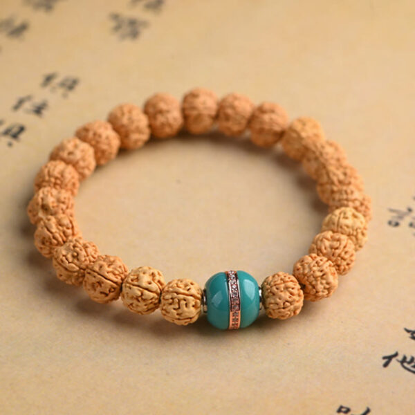 Tibet Rudraksha Bodhi Seed Wealth Auspiciousness Bracelet - 图片 30