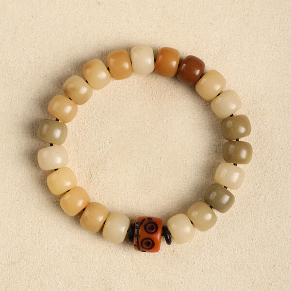 Natural Bodhi Seed The Lord of the Corpse Forest Om Mani Padme Hum Wisdom Bracelet - 图片 12