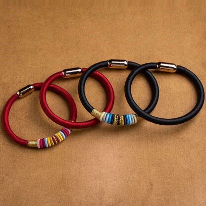 Tibetan Handmade King Kong Knot Protection Magnetic Buckle Braided Bracelet - 图片 22