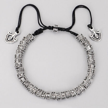 Buddha Stones Handmade Tibetan Mantra Purity Bracelet - 图片 2