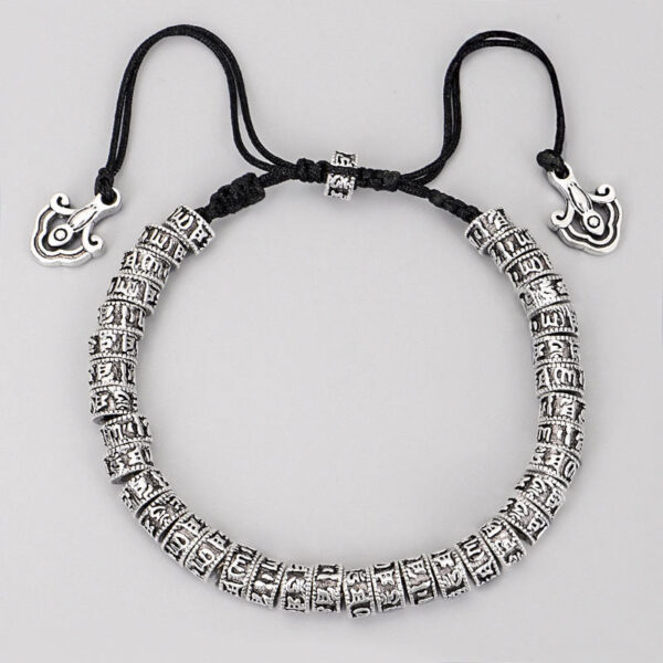 Buddha Stones Handmade Tibetan Mantra Purity Bracelet - 图片 2
