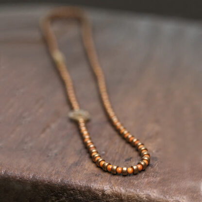 Retro Olive Pit Copper Wealth Bracelet - 图片 6