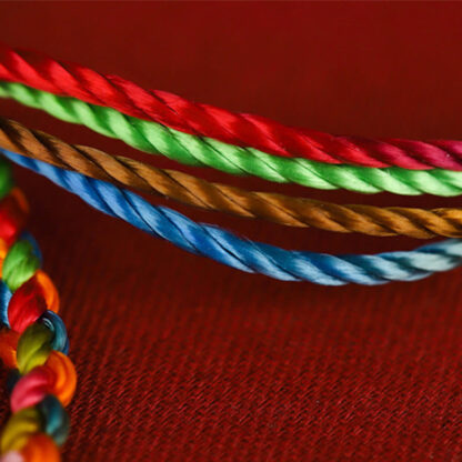 Buddha Stones 'May all your wishes come true' Lucky Multicolored Bracelet - 图片 5
