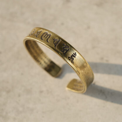 Buddha Stones Tibetan Buddha Mantra Bracelet - 图片 7