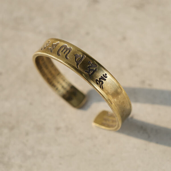 Buddha Stones Tibetan Buddha Mantra Bracelet - 图片 7