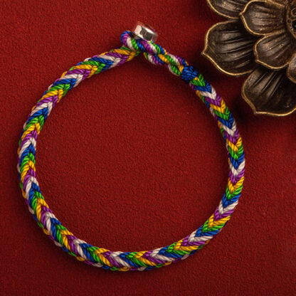 Buddha Stones 'May everything go your way' Lucky Multicolored Bracelet - 图片 3