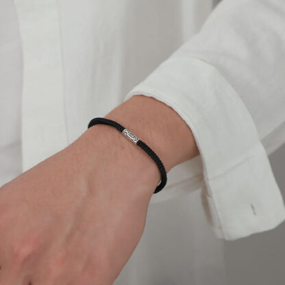 Tibet Koi Fish Wealth Black String Bracelet - 图片 5