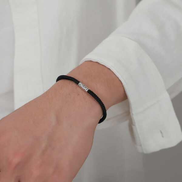 Tibet Koi Fish Wealth Black String Bracelet - 图片 5