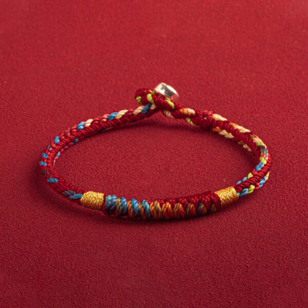 Buddha Stones 'May You Be Safe And Lucky In The Year Ahead' Multicolored Bracelet - 图片 2