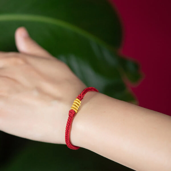 Handcrafted King Kong Knot Luck Protection Braid Rope Bracelet - 图片 7