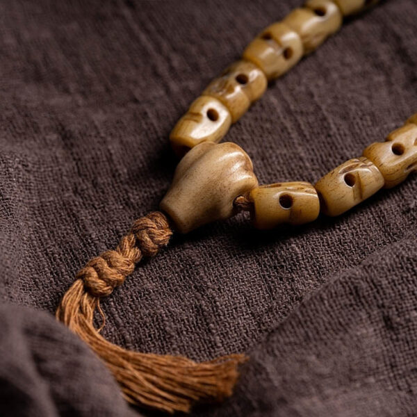 Tibetan Yak Bone The Lord Of The Corpse Forest Keep Away Evil Spirits Bracelet - 图片 8