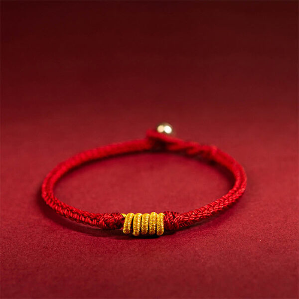 Handcrafted King Kong Knot Luck Protection Braid Rope Bracelet - 图片 4