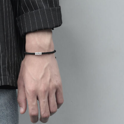 Tibet Koi Fish Wealth Black String Bracelet - 图片 8