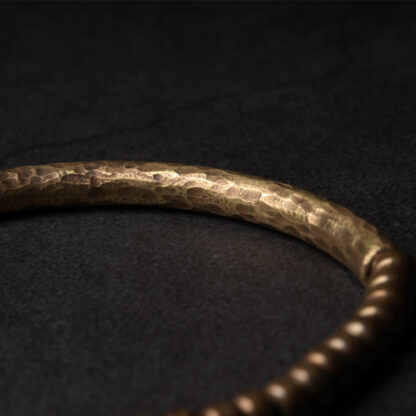 Simple Design Copper Brass Bead Luck Wealth Bracelet - 图片 5