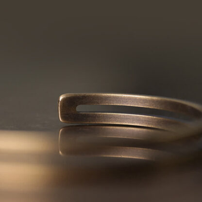 Buddha Stones Rustic Copper Luck Viking Cuff Bracelet - 图片 11