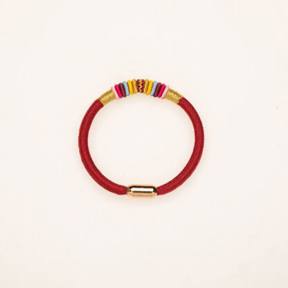 Tibetan Handmade King Kong Knot Protection Magnetic Buckle Braided Bracelet - 图片 11
