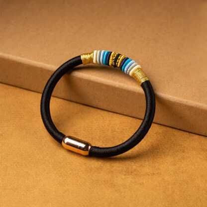 Tibetan Handmade King Kong Knot Protection Magnetic Buckle Braided Bracelet - 图片 12