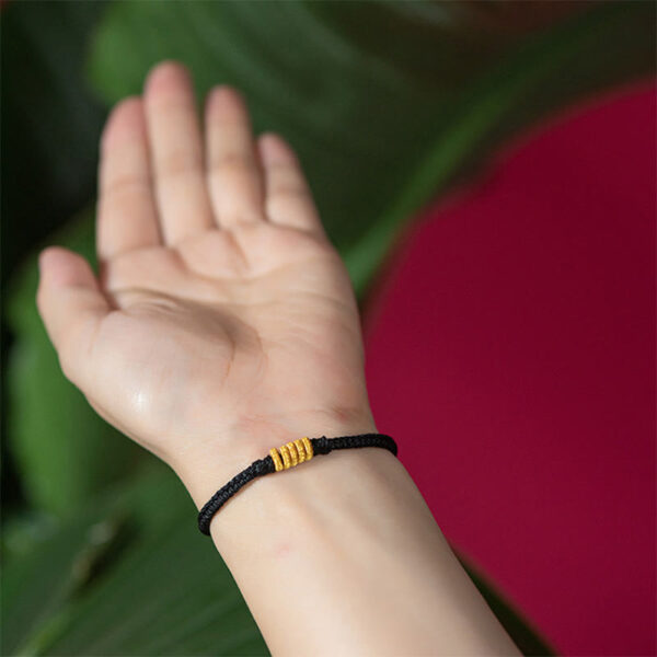 Handcrafted King Kong Knot Luck Protection Braid Rope Bracelet - 图片 13