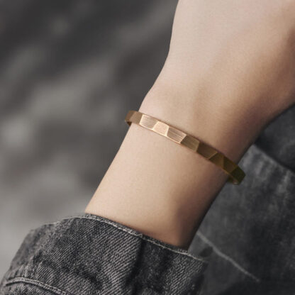 Buddha Stones Vintage Rustic Design Copper Wealth Adjustable Cuff Bracelet - 图片 12