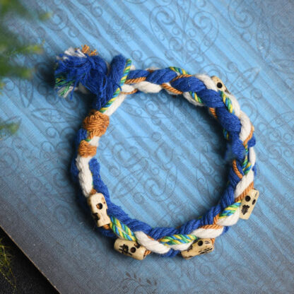 Buddha Stones Tibetan Zakiram Goddess of Wealth Bead Engraved Handmade Luck Bracelet - 图片 11
