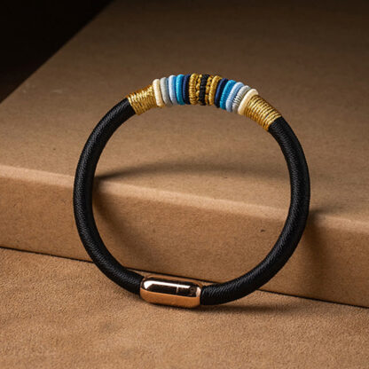 Tibetan Handmade King Kong Knot Protection Magnetic Buckle Braided Bracelet - 图片 14