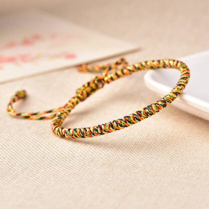 Buddha Stones Tibetan Lucky 3 Combination Sets Red String Bracelet - 图片 3