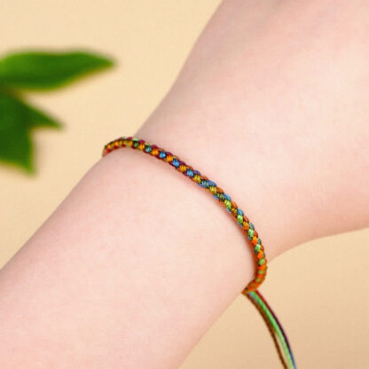 Buddha Stones 'May all your wishes come true' Lucky Multicolored Bracelet - 图片 3