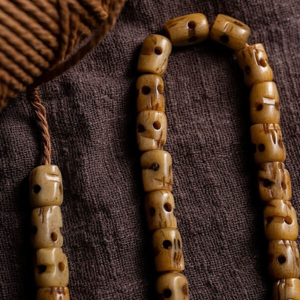 Tibetan Yak Bone The Lord Of The Corpse Forest Keep Away Evil Spirits Bracelet - 图片 7