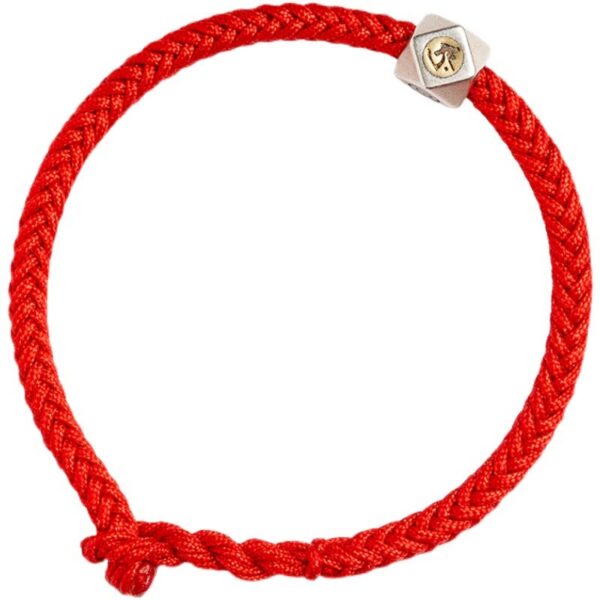 925 Sterling Silver Handmade Chinese Zodiac Natal Buddha Luck Protection Braided String Bracelet (Extra 30% Off | USE CODE: FS30) - 图片 5