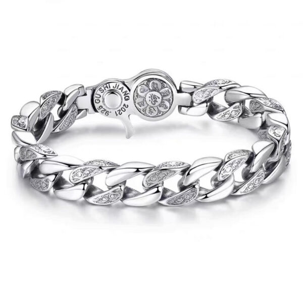 Tibet Om Mani Padme Hum Double Dorje Vajra Creativity Bracelet - 图片 5