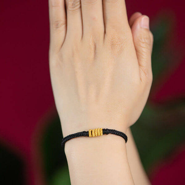 Handcrafted King Kong Knot Luck Protection Braid Rope Bracelet - 图片 14