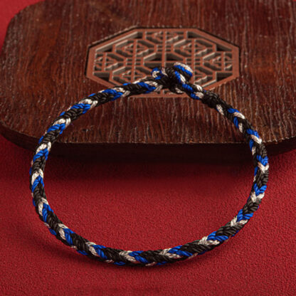 Buddha Stones 'May prosperity fill your life' Lucky Multicolored Bracelet - 图片 4
